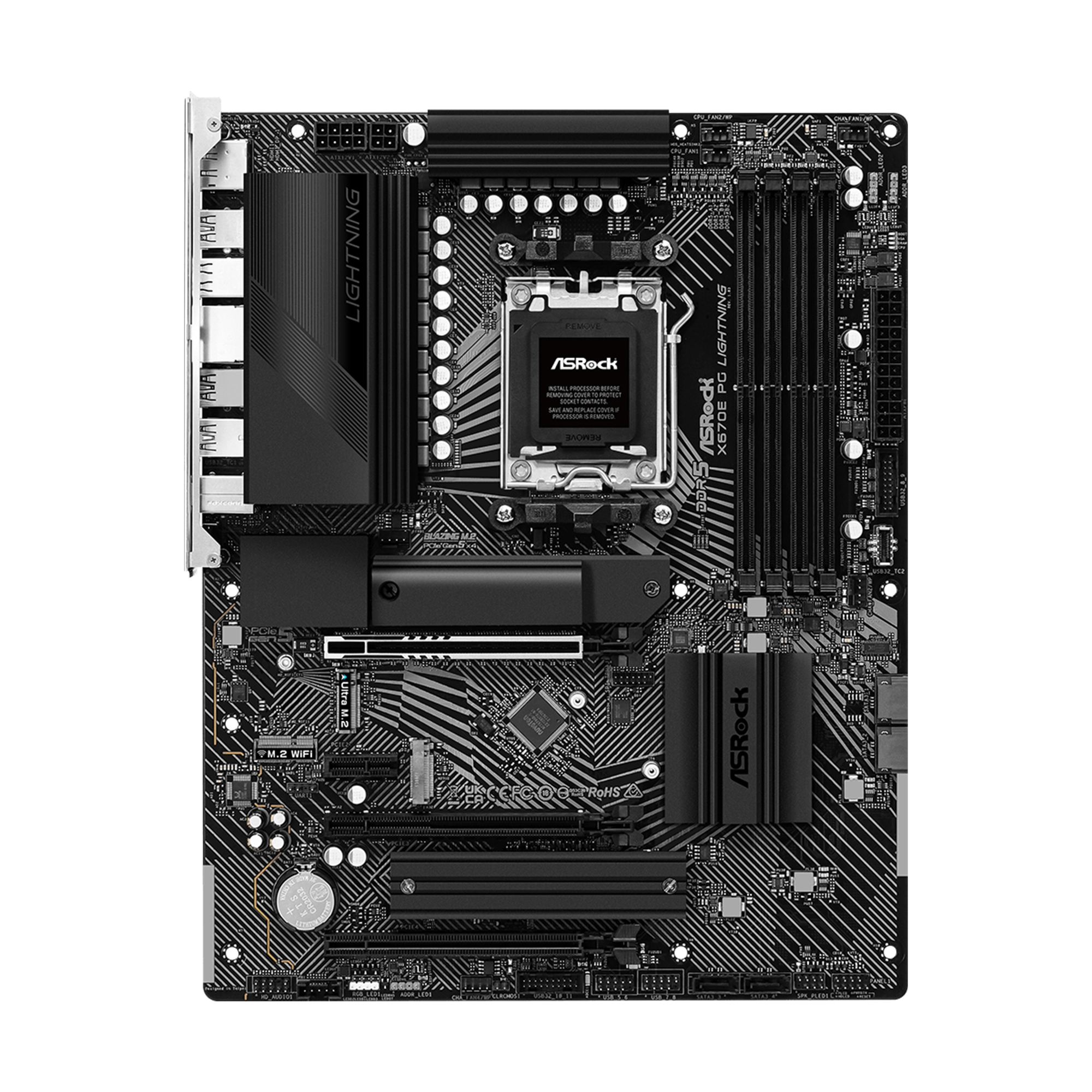 Купити Материнська плата ASRock X670E PG Lightning - фото 2