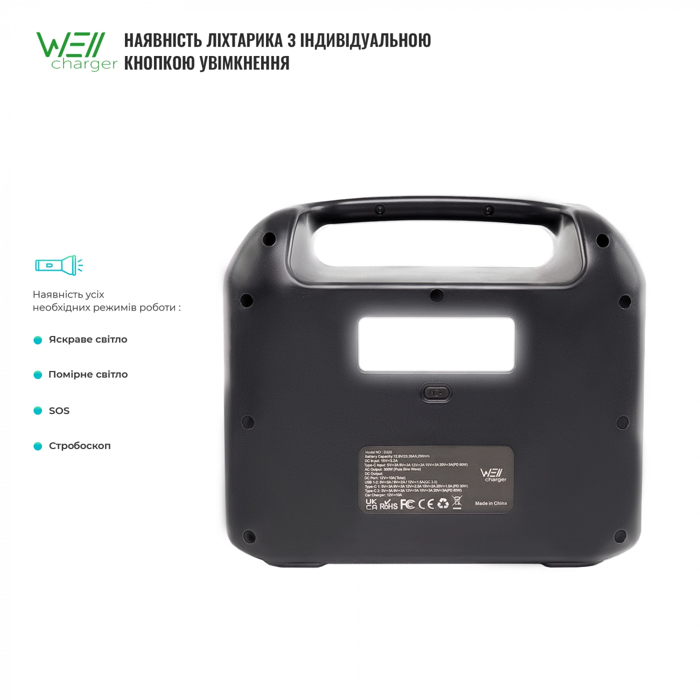 Купить Зарядная станция WellCharger D320 300W 320Wh - фото 6