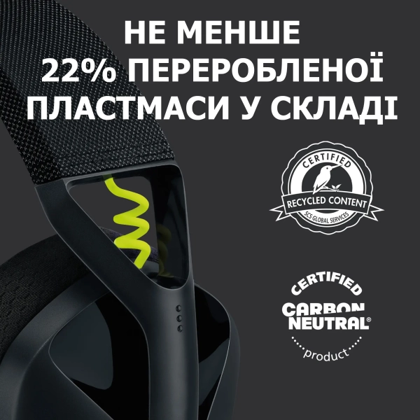 Купить Наушники Logitech G435 Lightspeed Wireless Gaming Headset Black - фото 7