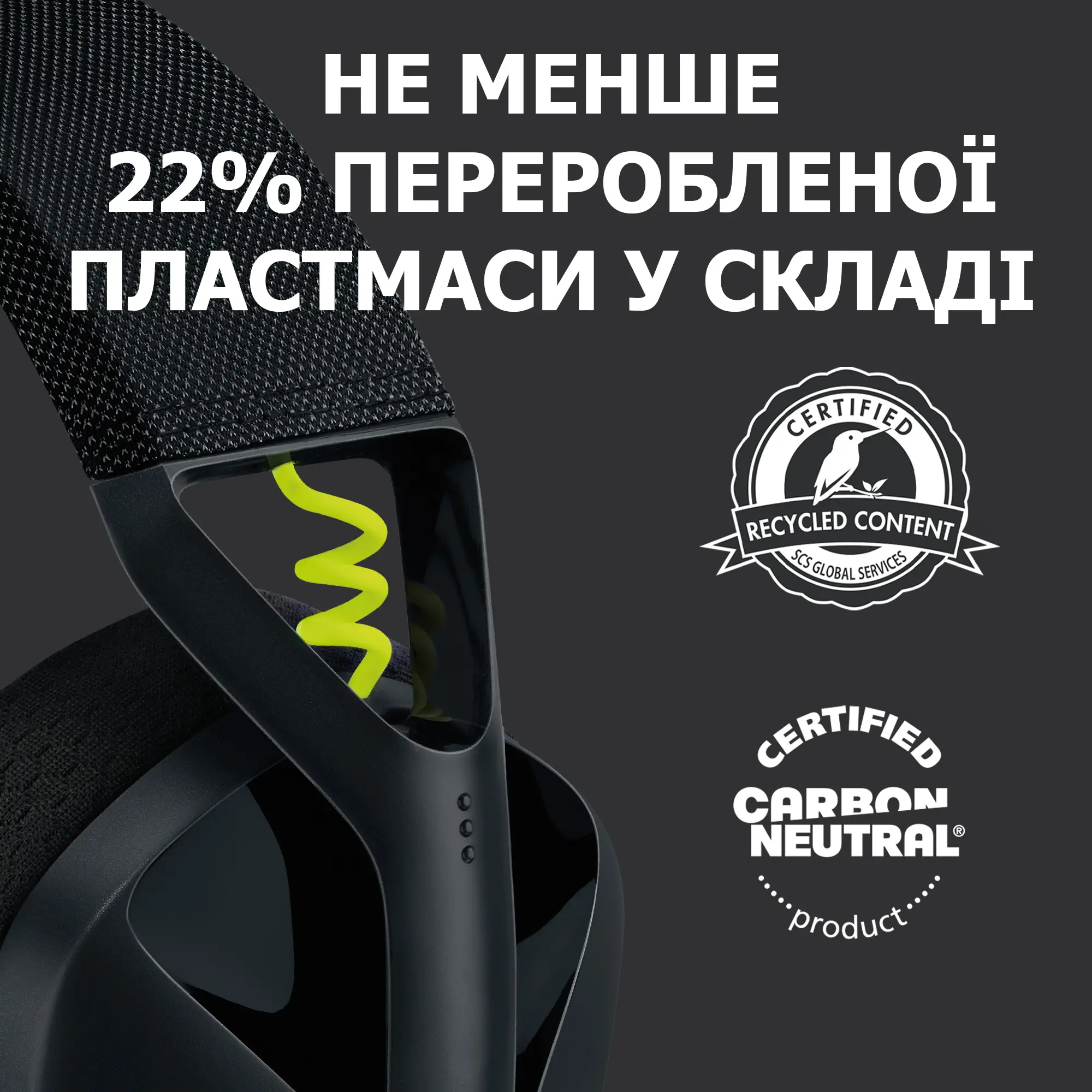 Купить Наушники Logitech G435 Lightspeed Wireless Gaming Headset Black - фото 7