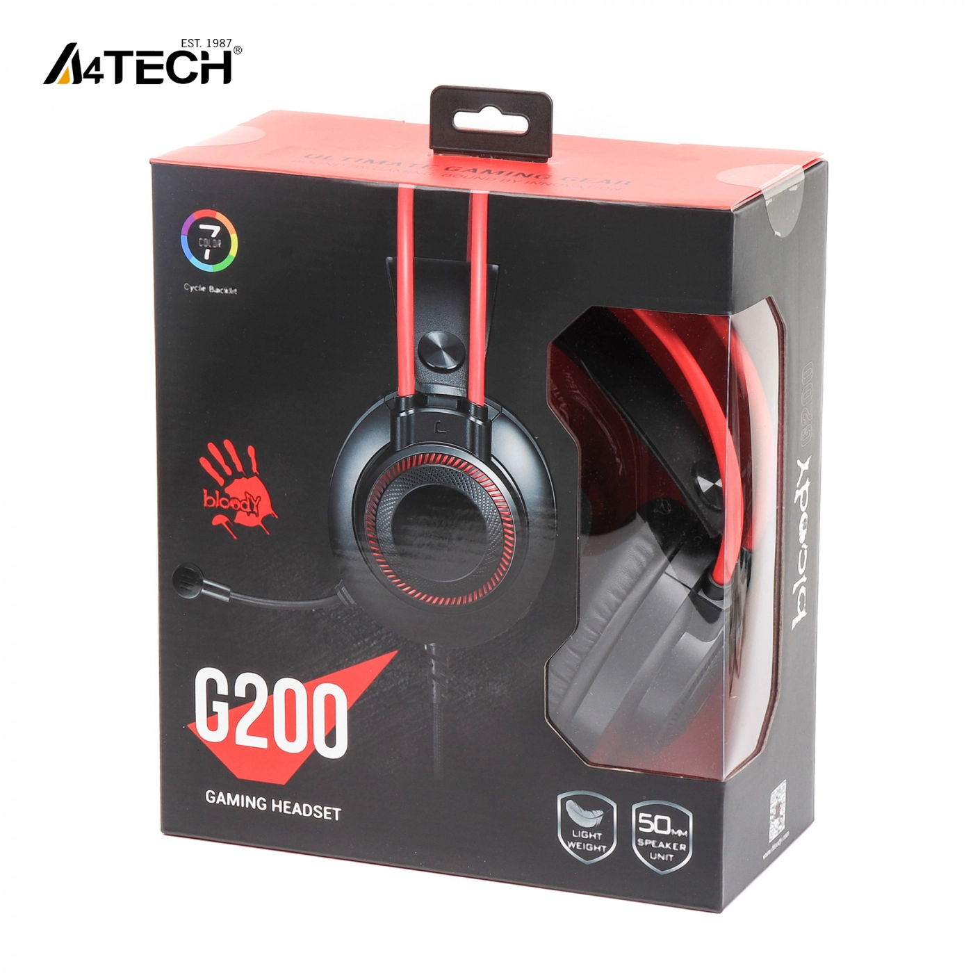 Купить Наушники A4Tech Bloody G200 Black/Red - фото 6
