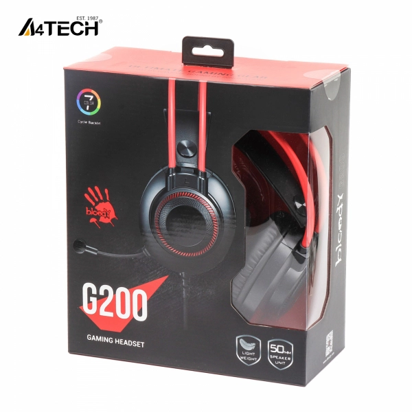 Купить Наушники A4Tech Bloody G200 Black/Red - фото 6