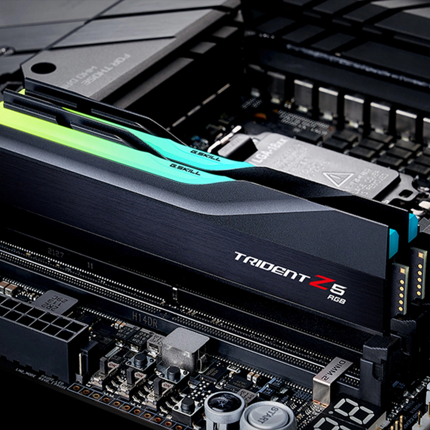 Купить Модуль памяти G.Skill Trident Z5 RGB Black DDR5-7600 32GB KIT (2x16GB) (F5-7600J3646G16GX2-TZ5RK) - фото 6