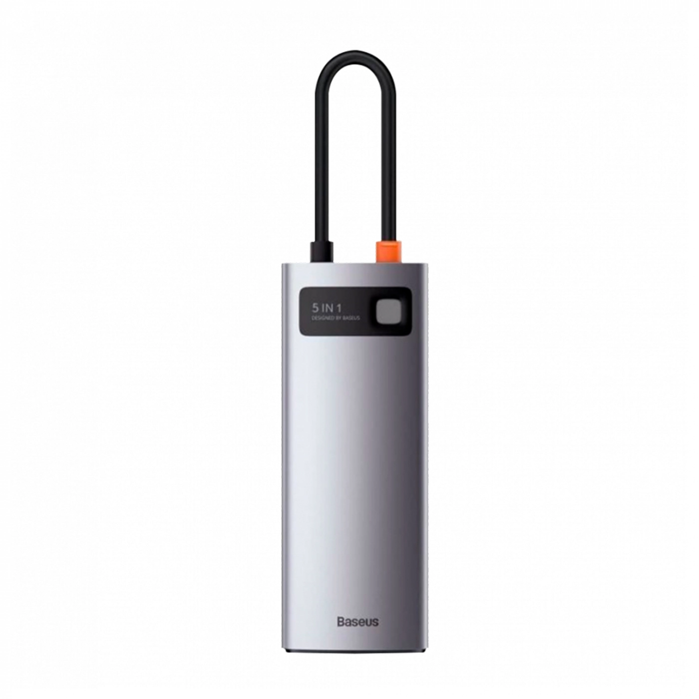 Купить Хаб Baseus Metal Gleam Series 5-in-1 Multifunctional Type-C HUB Docking Station Gray - фото 3