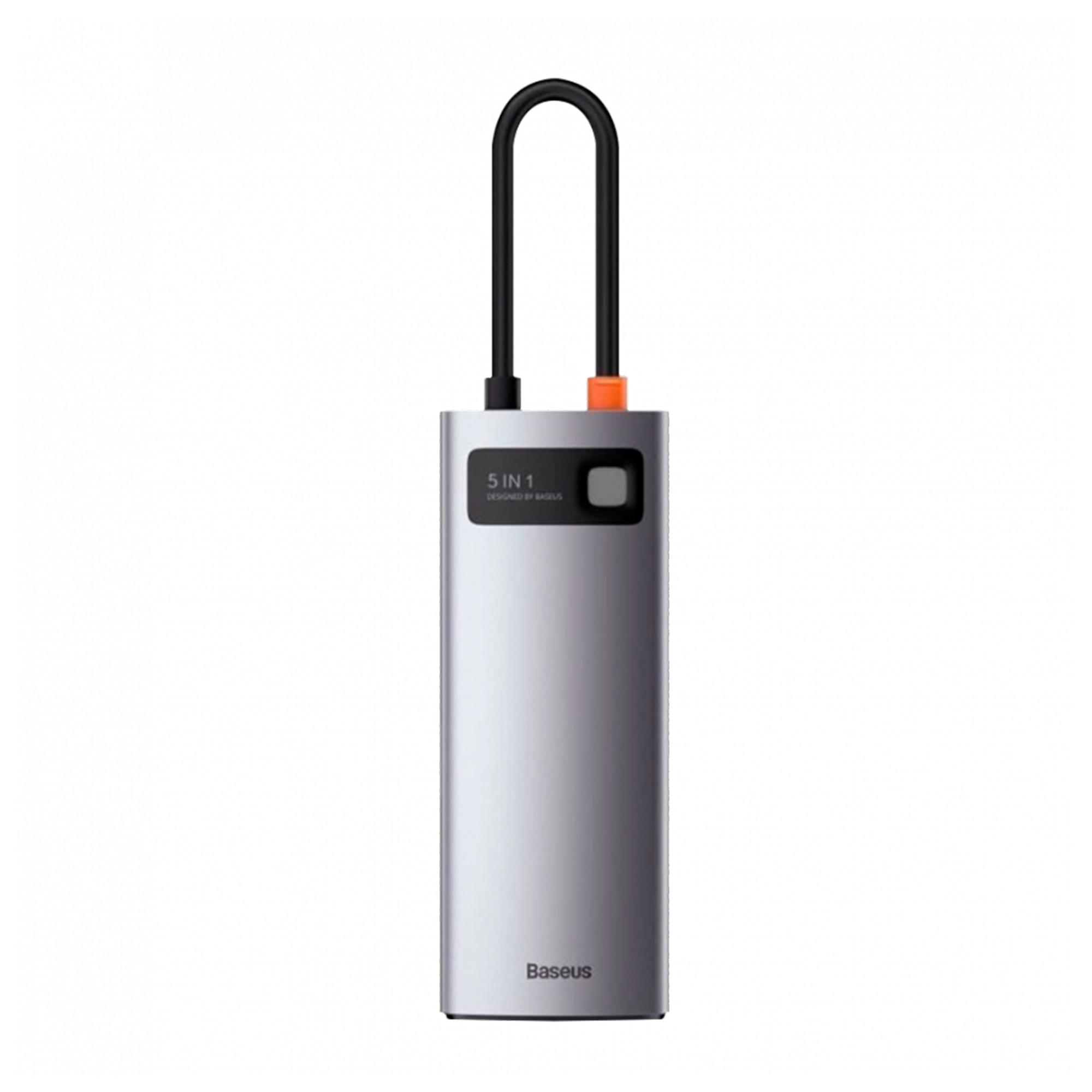 Купить Хаб Baseus Metal Gleam Series 5-in-1 Multifunctional Type-C HUB Docking Station Gray - фото 3