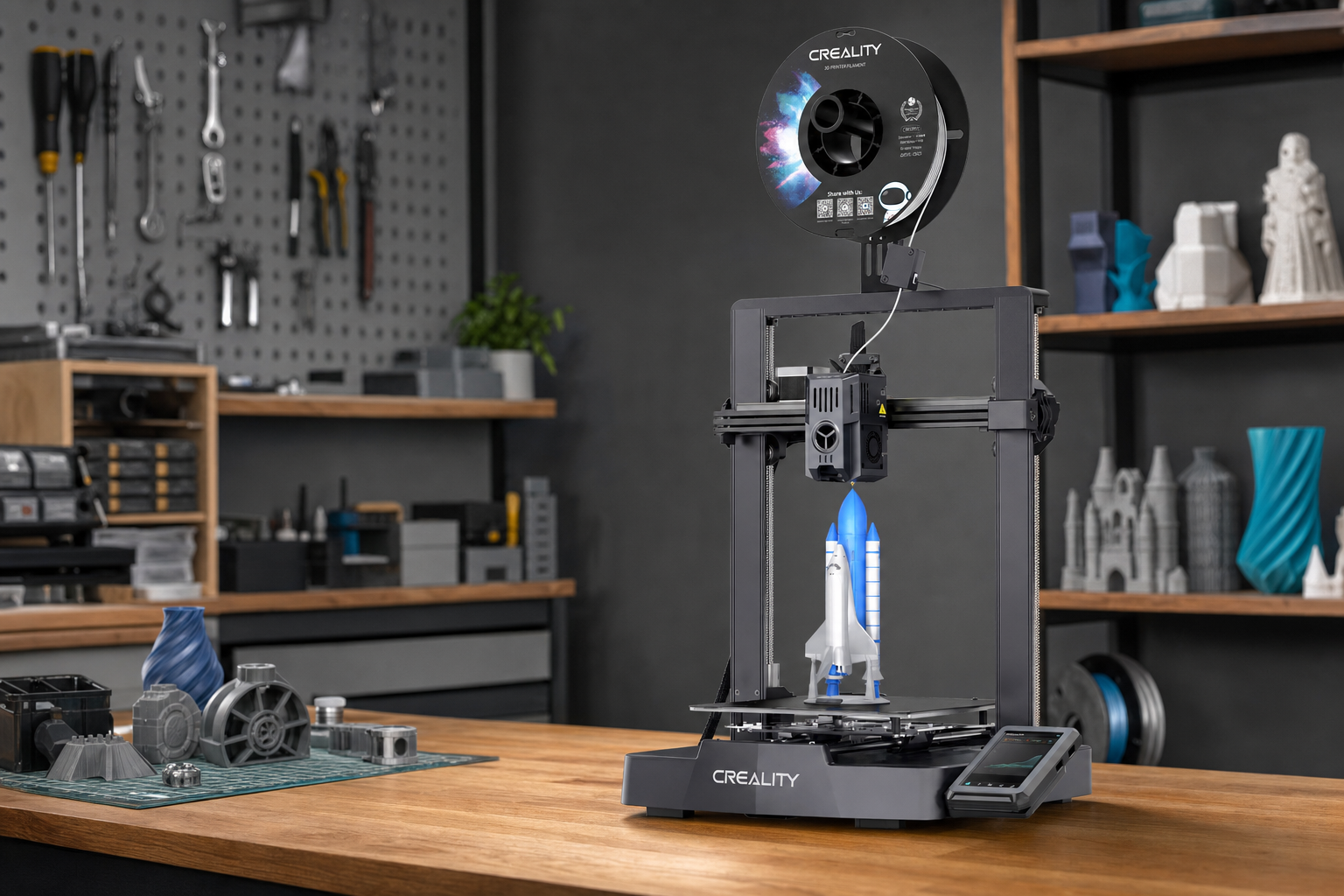 3D принтер Creality Ender-3 V3 KE під час роботи