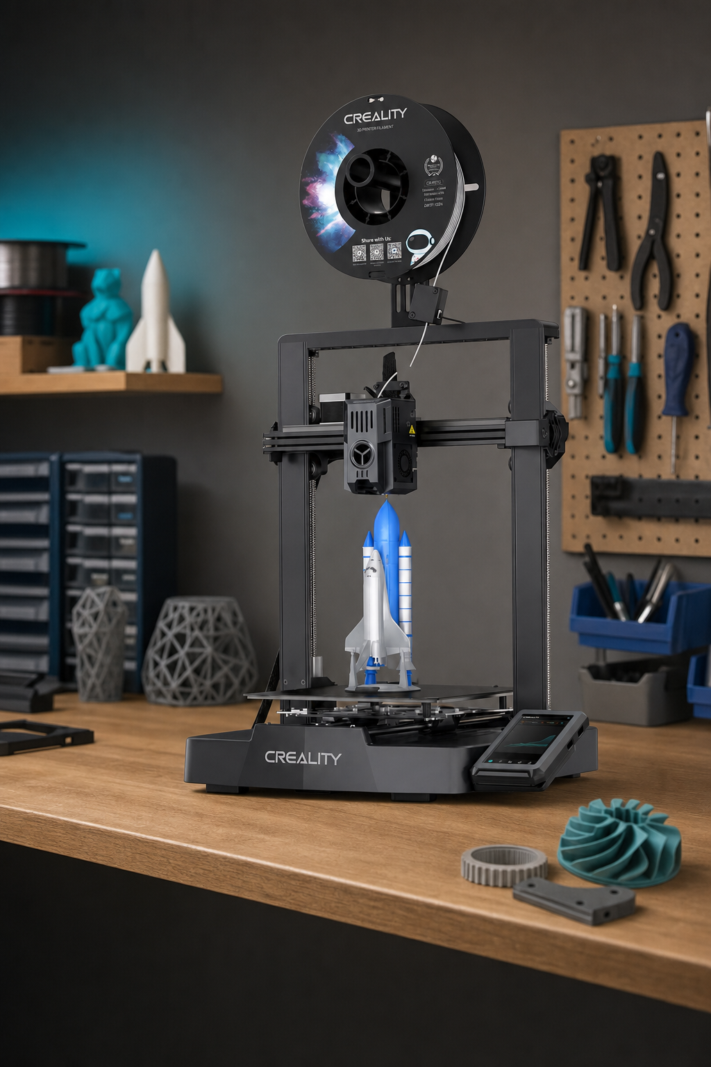 3D принтер Creality Ender-3 V3 KE під час роботи